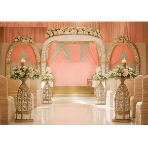 Tronco DE BODA indio Pilar Mandap Decoración DST Estilo tradicional del Sur Boda Mandapam Personalizable Fiji Top Marriage Stage - Product Image 1