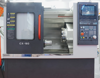 Tour CNC à tourelle avec banc incliné à 30 degrés et base en fonte HT300 pour raccords en laiton et broches de précision LK-160
