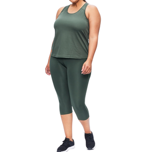 Top Deportivo Corto de Talla Grande para Mujer, Elástico en la Parte Delantera y Trasera, Camiseta Deportiva Activa para Entrenamiento, Ropa Deportiva con Logotipo Personalizado, Tejido de Punto Fino Informal - Product Image 3