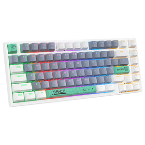 Bàn phím chơi game cơ học ONIKUMA G52 bán chạy, 82 phím, đèn nền RGB, có thể thay thế nhanh, switch nâu, keycap <span class=keywords><strong>PBT</strong></span> dành cho Esports - Product Image 1