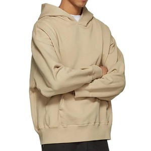 Prix de gros, sweats à capuche en polaire de polyester, respirants, sweats à capuche pour hommes avec poches, logo personnalisé brodé, sweats à capuche de sport pour hommes unis - Product Image 1