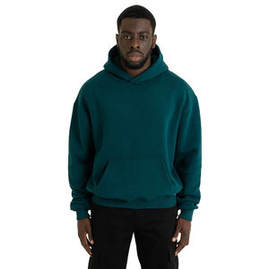 Sudadera con Capucha Extra Grande de la Mejor Calidad, 100% Algodón, Cuello con Capucha, Diseño Sólido, Invierno, Casual para Hombre, Impresión Personalizada, Logotipo Bordado - Product Image 1