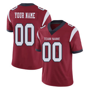 Vente en gros de maillots de football américain de haute qualité Maillot respirant à séchage rapide avec manches courtes Caractéristique grande taille - Product Image 3