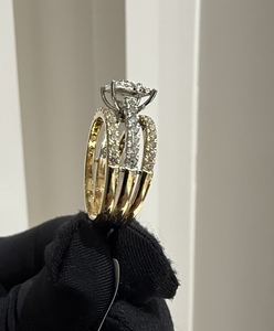 Solid Gold Real <b>Diamond</b> Women's Ring 14K & 18K Round Brilliant Cut Third Party Certified Elegant Handcrafted <b>Jewelry</b> - Product Image 2