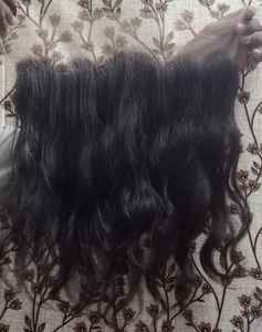 13x4สำหรับผมมนุษย์อินเดียลูกไม้หน้าผาก - Product Image 5