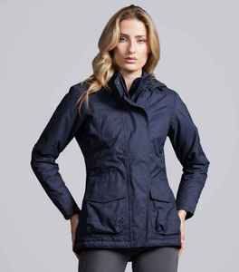 Veste d'équitation pour femmes d'hiver, tissu extensible respirant, chaude, confortable, durable, logo personnalisé, vêtements d'équitation - Product Image 1