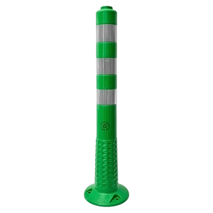75 X 8 cm Green TPE Delineator with <b>Socket</b> Traffic Warning Product - Product Image 1