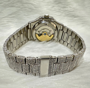 Offre Spéciale Montres de luxe Hip Hop Moissanite VVS de marque Iced Out avec diamants pour hommes - Product Image 4