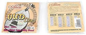 Juego de cuerdas para Oud Alice AOD-11 de 5 cuerdas - Nylon transparente y cobre plateado - Product Image 4