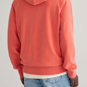 Oversized <b>Men's</b> 100% Cotton Pullover Hoodie Heavy Weight Drop Shoulder Stringless Winter Fleece Plain Dyed <b>Washed</b> Hooded Collar - Product Image 5