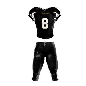 Ensemble d'uniformes de l'équipe de football américain Logo personnalisé Designs Nouvelle arrivée 2025 Tissu respirant Séchage rapide OEM Usine personnalisée - Product Image 6