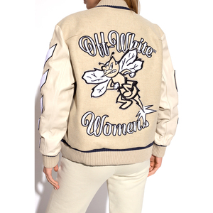 Vestes de baseball unisexes de haute qualité Bomnber Varisty JAckets College Winter Custom Chenille Patches Embroidery Work Wool Jackets - Product Image 6