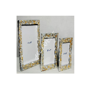 Design fantaisie décoration de table pour la maison cadre photo en métal de première qualité cadre photo en gros pour la maison chambre à coucher décor de table cadre photo - Product Image 2