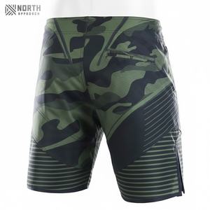 Pantalones Cortos de MMA Personalizados para Entrenamiento de Artes Marciales Masculinas, de Alta Calidad, Secado Rápido, Servicio OEM, Logotipo y Color Personalizados - Product Image 2