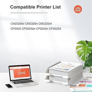 Remplacement de cartouche de toner C530A pour HP 304A CC530A CC531A <span class=keywords><strong>CC532A</strong></span> CC533A pour imprimante couleur HP LaserJet CP2025n CP2025d (lot de 4) - Product Image 3
