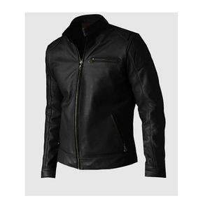 Chaqueta de Cuero Unisex Personalizada con Cuello Alto, Estilo Casual, Disponible a un Precio de Mercado Razonable, Personalización OEM - Product Image 6