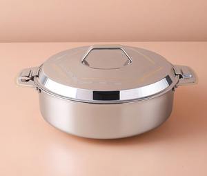 Nouvelle Casserole Moderne en Acier Inoxydable avec Couvercle Écologique Compatible Gaz et Induction pour Usage Domestique et Réceptions - Product Image 4