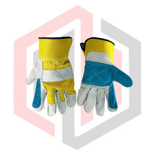 ถุงมือหนังสำหรับงานทั่วไป ทนทานต่อการฉีกขาด ระบายอากาศได้ดี ปราศจากซิลิโคน ปราศจากแป้ง ป้องกันความร้อน ป้องกันการบาด ป้องกันไฟฟ้าสถิต - Product Image 5