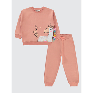 Chándal textil preescolar para niñas Traje escolar cómodo y elegante - Product Image 1