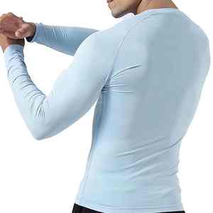 Camisetas Deportivas de Compresión de Alta Elasticidad, Transpirables, Sin Costuras, de Secado Rápido, de Manga Corta para Hombre, para Correr en Verano - Product Image 2