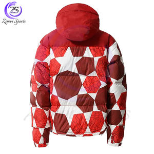 Windproof Breathable & Comfortable Quilted Wholesale Warm Customizable Brand Outdoor Autumn & Winter <b>Puffer</b> Hooded <b>Jackets</b> - Product Image 2