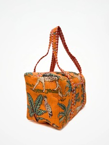 Sac de voyage tactique de luxe décontracté à imprimé animal orange, fermeture éclair, grande capacité, haute qualité, durable - Product Image 3