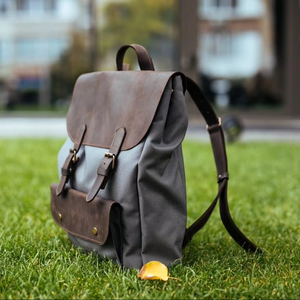 Mochila de Lona y Cuero de Lujo, Gran Capacidad, para Viajes al Aire Libre, Escuela, Portátil, Transpirable, Ecológica, Ligera, al por Mayor - Product Image 2
