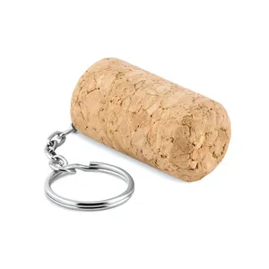 Llavero Ecológico de Corcho TAPON, Gadget Promocional Ecológico con Mosquetón - Product Image 2