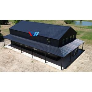 <span class=keywords><strong>Kits</strong></span> de Barndominium Préfabriqués Populaires en Métal pour Résidentiel avec Panneaux Isolants - Product Image 4