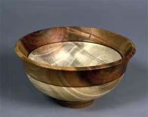 Bol en bois de forme ronde bol en bois naturel peint à la main pour ustensiles de cuisine de table décoration de la maison bols en bois utilisés - Product Image 4