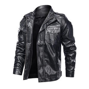 Veste en cuir de qualité supérieure élégante de style motard, tenue de ville portable personnalisée de haute qualité, toile de support, bonne vente, mode hivernale - Product Image 5