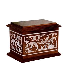 Elegante urna de cremación para cenizas humanas, Memorial atemporal, soporte para cenizas bellamente elaborado, tributo duradero para los seres queridos - Product Image 4