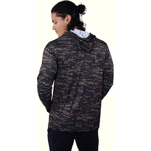 Sudaderas con capucha de estilo táctico, camuflaje, gruesas, corte holgado, estilo utilitario, para uso casual al aire libre - Product Image 3