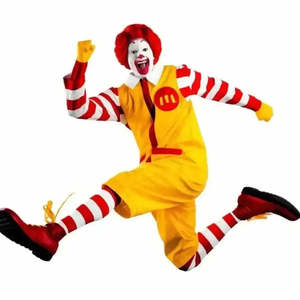 Costume de Clown Adulte Mc Donald Personnalisé en EVA Imprimé, Déguisement de Clown pour Halloween, Fête de Carnaval, Casque d'Animal, Anime, Bugs - Product Image 2