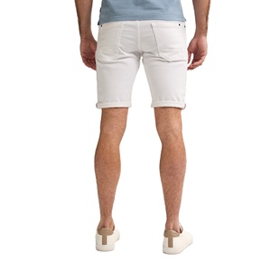 Shorts en jean élégants pour hommes, coupe slim droite, extensibles, 100 % coton, taille mi-haute vintage, décontractés, streetwear d'été, personnalisables OEM - Product Image 3