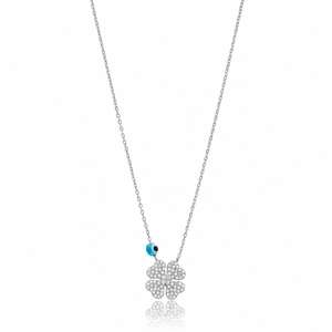 Trébol diseño encanto colgante venta al por mayor hecho a mano turco 925 plata esterlina joyería hecha a mano - Product Image 2