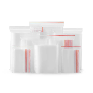 Sac en plastique avec fermeture éclair clair Zip meilleure qualité noir translucide fermeture éclair sac fermeture éclair sac emballage alimentaire - Product Image 1