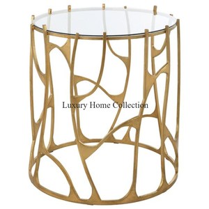 Forma rectangular Metal Plata Sombra Diseño atractivo Mesa de centro Acero inoxidable Espejo pulido Diseño único de la India - Product Image 4