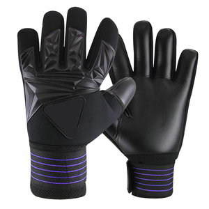 Nouveauté Gants de gardien de but de football professionnels Cuir de haute qualité Matériel en latex Extérieur Antidérapant Évacuation de l'humidité pour - Product Image 5