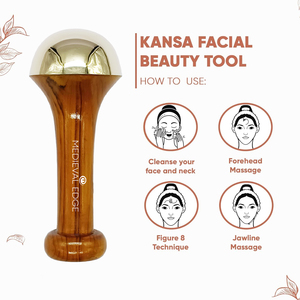 เครื่องมือนวดไม้กายสิทธิ์หรรษาดั้งเดิม100% สำหรับการดูแลผิวหน้าและผิวกายเหมาะสำหรับการพักผ่อนและฟื้นฟูผิวจากโรงงานอินเดีย - Product Image 4