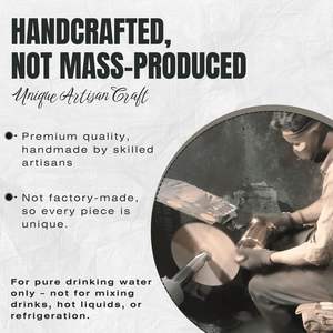 Bouteille d'eau en cuivre pur à 100% pour boire, bouteille en cuivre ayurvédique, bouteille à boire en cuivre, bouteille en cuivre pour l'eau - Product Image 6