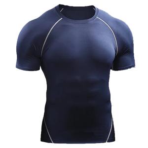 Premium hommes entraînement Jogging Gym chemises manches courtes été élégant imprimé éruption garde haute qualité respirant pour une utilisation hivernale - Product Image 4