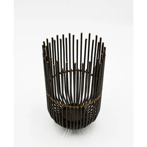 Good Selling New Decor Table Centerpieces Black Metal <b>Candle</b> Stand for <b>Candle</b> Tea Light in <b>Bulk</b> Quantity Trendy <b>Candle</b> Vessel - Product Image 3