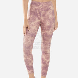 Leggings de yoga sur mesure de nouveau style leggings de yoga à taille élastique de couleur unie fabriqués au Pakistan leggings de yoga - Product Image 3