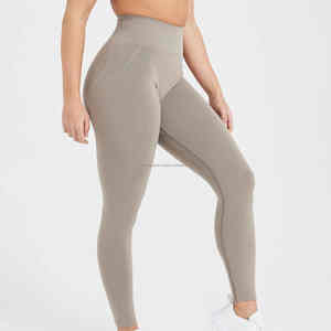 Meilleure vente de pantalons de yoga de gymnastique de haute qualité pour femmes leggings d'entraînement de sport de fitness décontractés respirants avec vente de logo personnalisé - Product Image 1