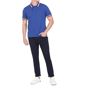 Maillot pour hommes personnalisé coupe ajustée pour chemises respirant à séchage rapide manches courtes polos de golf d'été sportifs conception solide et service OEM - Product Image 6