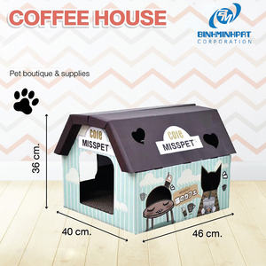 Rascador para gatos de primera calidad y diseño elegante multicolor de Villa, duradero y ecológico, ideal para rascar y relajarse - Product Image 2