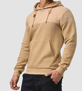 100% calidad superior ropa de calle hecha a medida hombres sudaderas con capucha color personalizado frente dos bolsillos pulóver sudaderas con capucha para invierno servicio OEM - Product Image 5