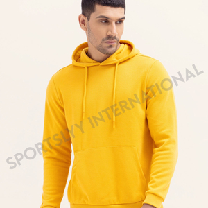 Unisex High Quality 100% Cotton Pullover Hoodies Warm Winter Fleece 400g Custom Printed Embroidery Solid Hooded Custom Logo - Product Image 2