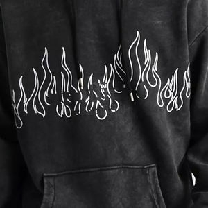 <b>Top</b> High Quality Vintage Stone Acid Wash Hoodies Custom Logo Green Paint Splatter Quick Dry Breathable <b>Distressed</b> Men Hoodie - Product Image 6